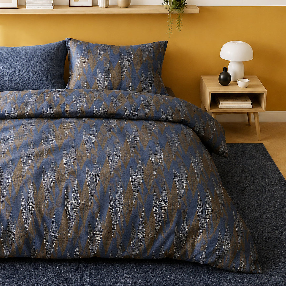 Parure de lit percale de coton 71 fils BLUSKY, vue 3