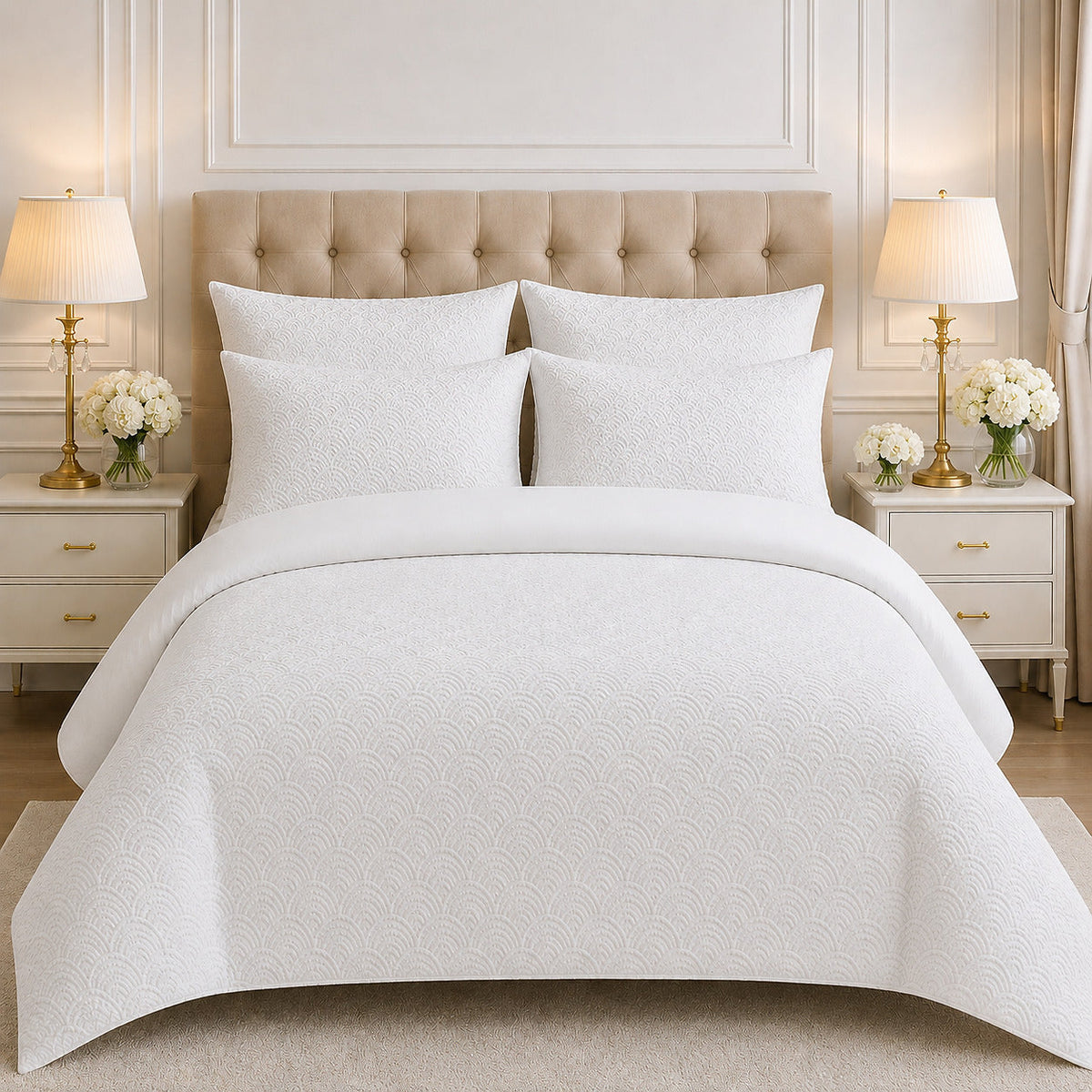 Parure de lit microfibre seersucker Tila
