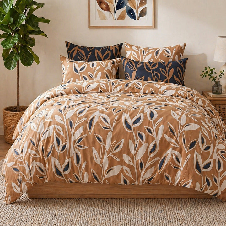 Parure de lit Bâton Rouge 100 % coton 57 fils LINDA
