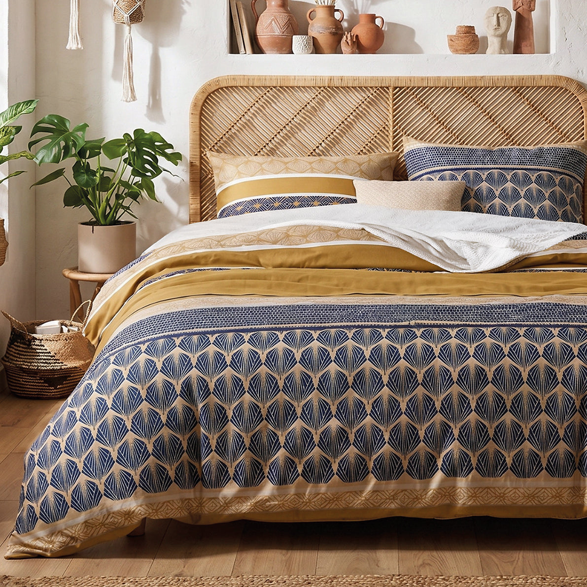 Parure de lit 100% coton 57 fils CELORN