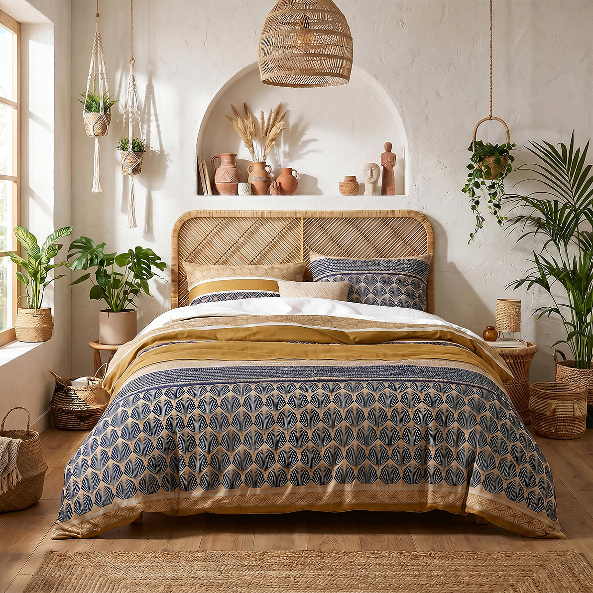 Parure de lit 100% coton 57 fils CELORN, vue 2