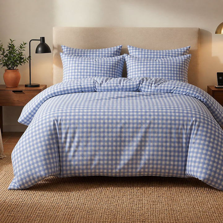 Parure de lit 100% coton 57 fils CELESTIN