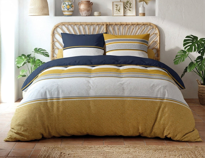 Parure de lit Bâton Rouge 100 % coton 57 fils JAISAÏ