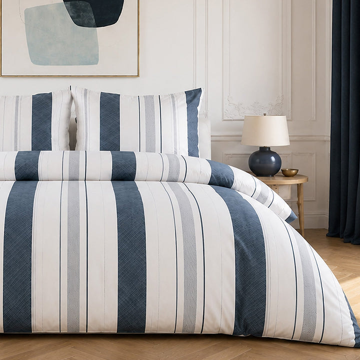 Parure de lit Bâton Rouge percale de coton 71 fils SIROUND