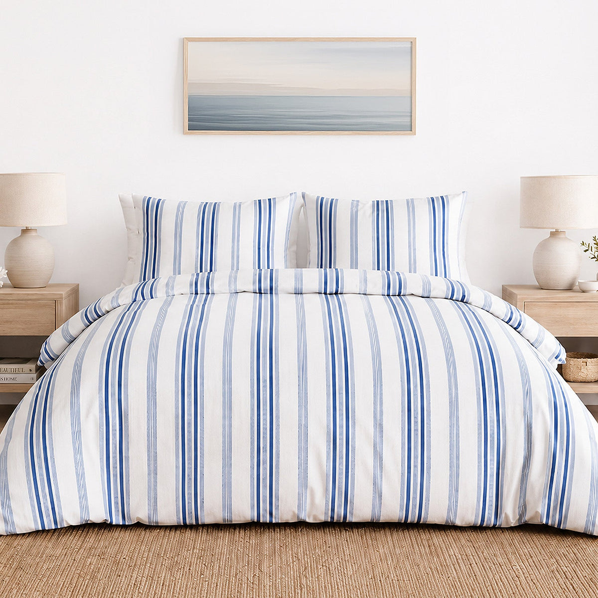 Parure de lit percale de coton 71 fils MAT