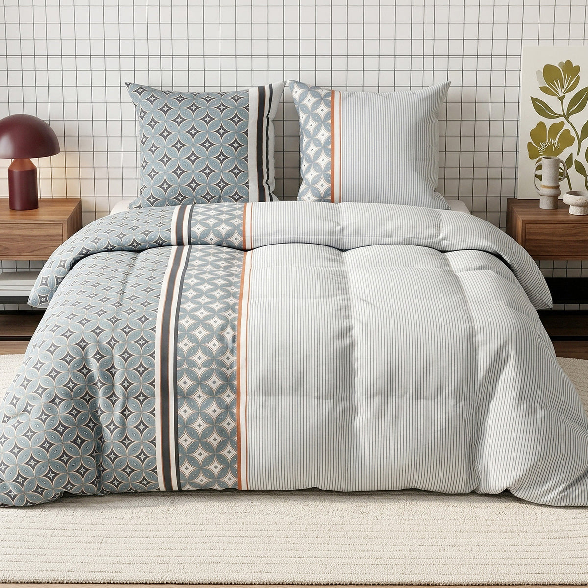 Parure de lit 100% coton 57 fils ARABIA, vue 4