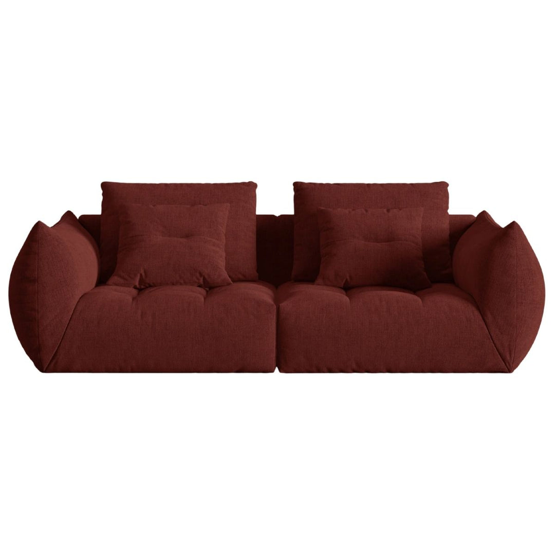 Canapé MICADONI 3 places Bloom 232 cm Bordeaux