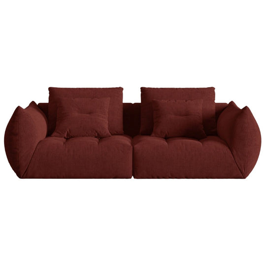 Canapé MICADONI 3 places Bloom 232 cm Bordeaux