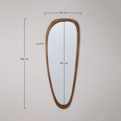 Miroir mural SKLUM en chêne ARBIDEL