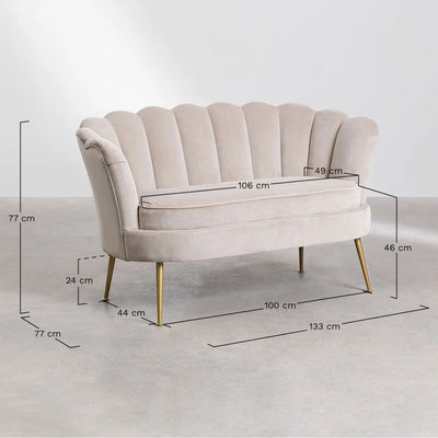 SKLUM- Canapé 2 places Morla