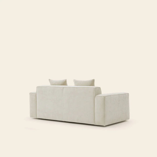 Canapé 2,5 places Madura Dyonis chenille ivoire