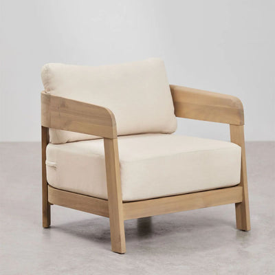 Lot de 2 Fauteuils SKLUM Uleno en bois d'Acacia Marron