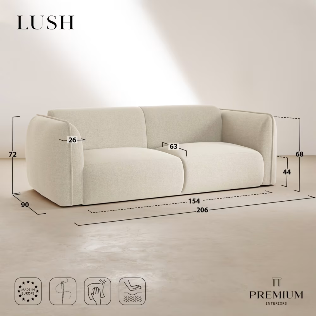 Canapé Lush vert Kaki SIA Home