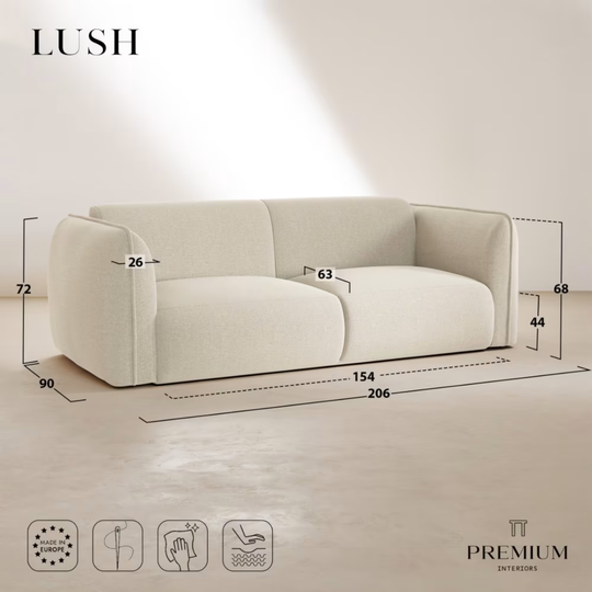 Canapé Lush vert Kaki SIA Home
