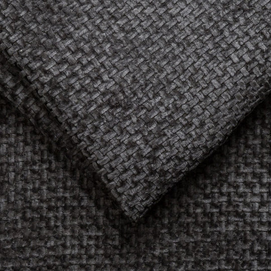 Canapé MICADONI Molino 3 places en tissu chenille gris foncé