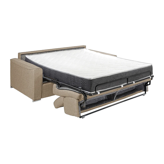 Canapé convertible VIZIR tissu beige