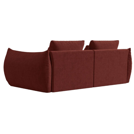 Canapé MICADONI 3 places Bloom 232 cm Bordeaux