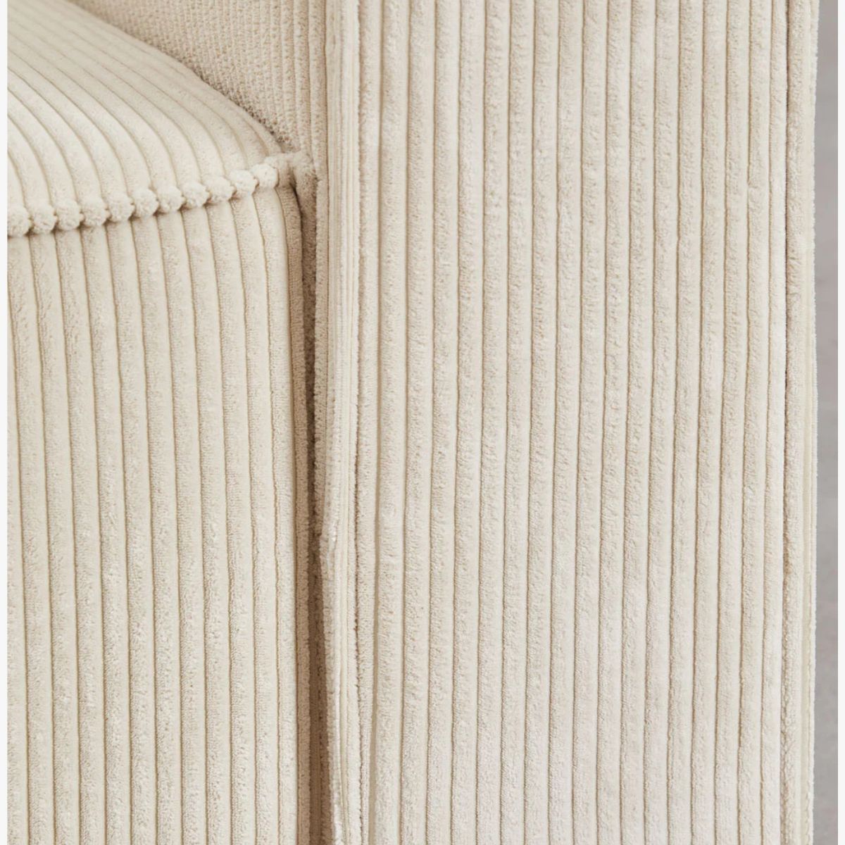 Canapé SKLUM convertible 3 places velours beige Tampere