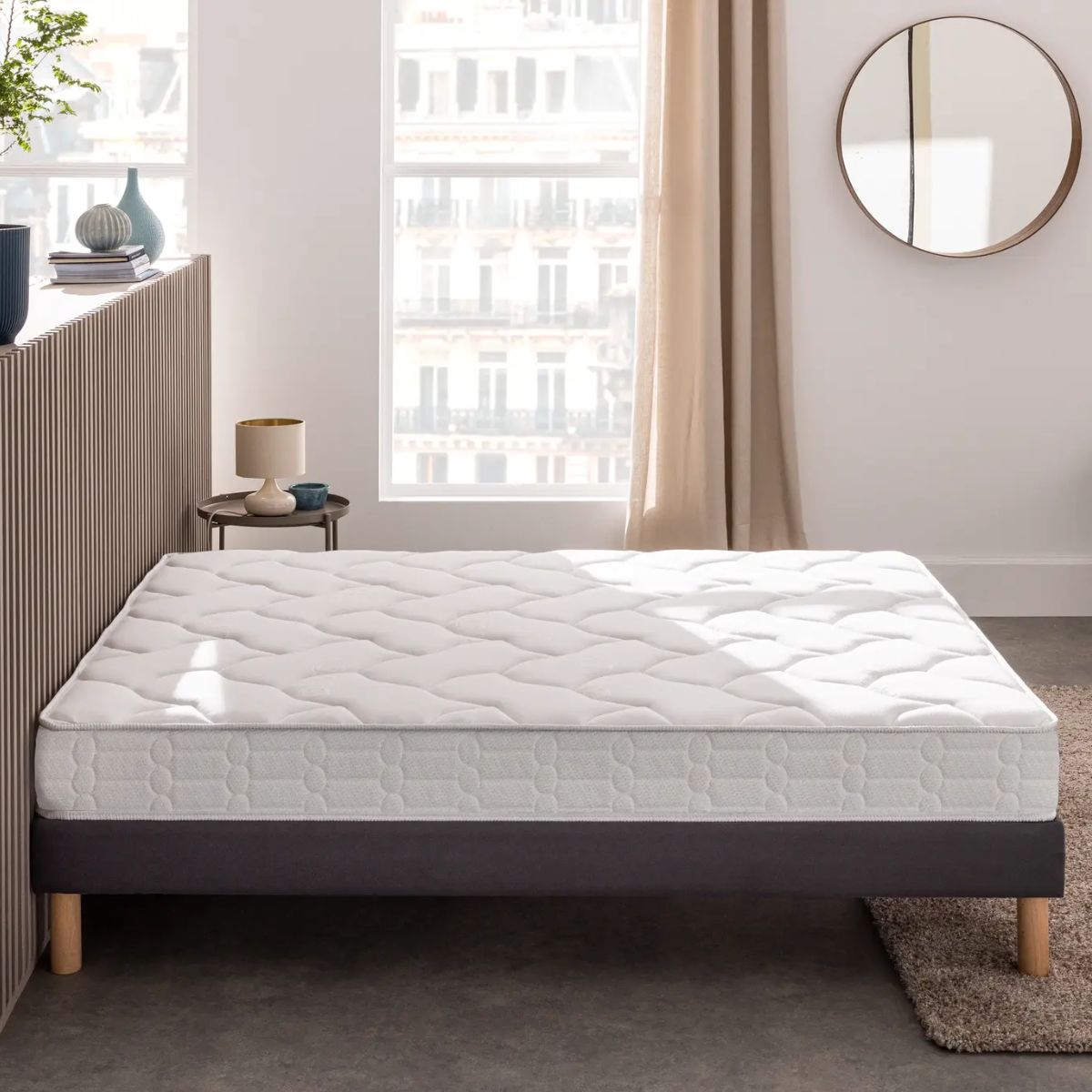 Matelas BULTEX 140X190cm ELEMENTAL