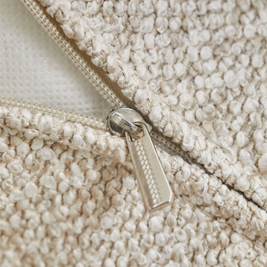 Méridienne droite SKLUM Cardea bouclé beige