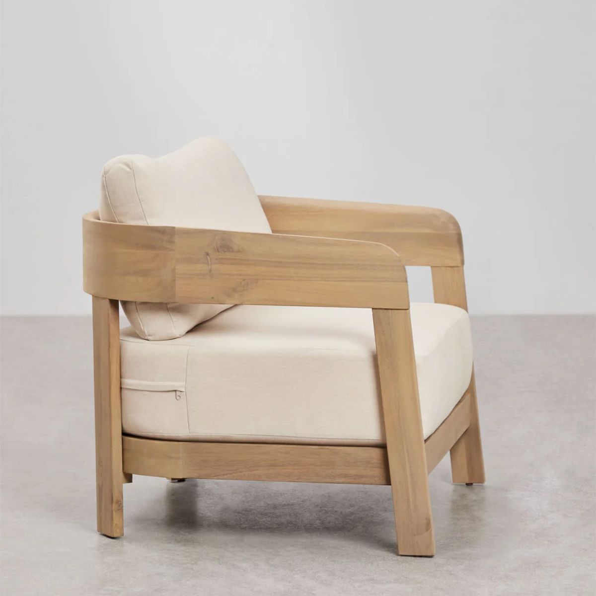 Lot de 2 Fauteuils SKLUM Uleno en bois d'Acacia Marron