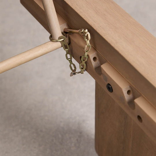Chaise longue inclinable SKLUM en bois d'acacia Uleno
