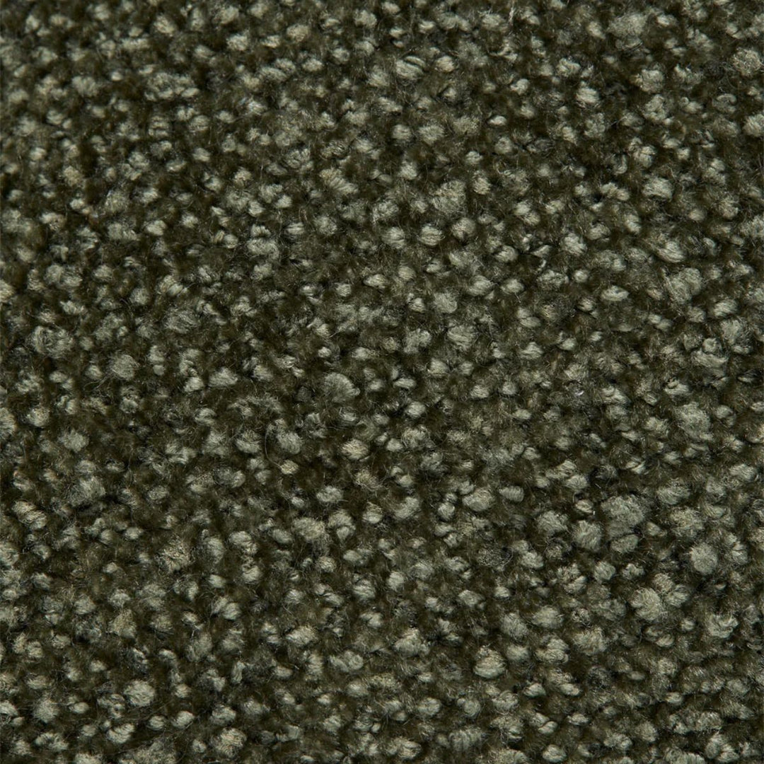 Fauteuil SKLUM en tissu chenille vert et fer Jolie Marron Bois Foncé