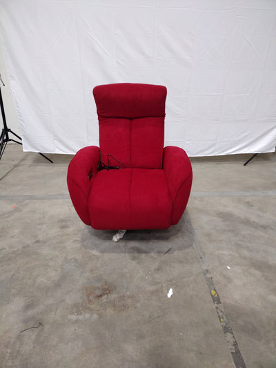 Fauteuil Relax électrique EVA en tissu imperméable rouge Divani Store