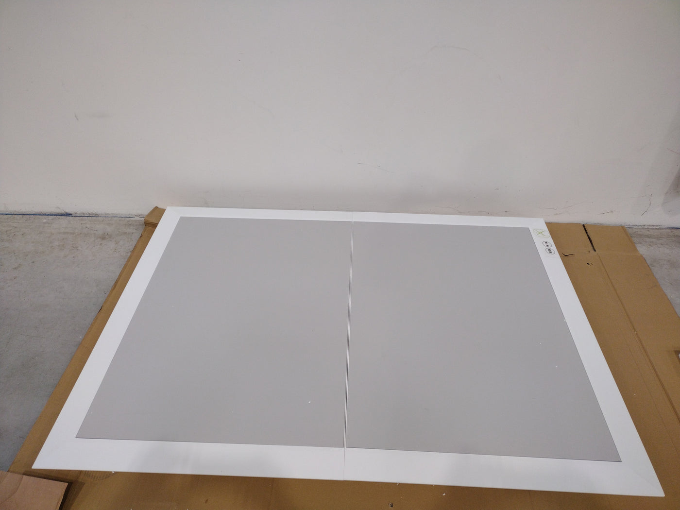 Table de jardin extensible HESPERIDE Allure gris & blanc 10 places en aluminium traité époxy