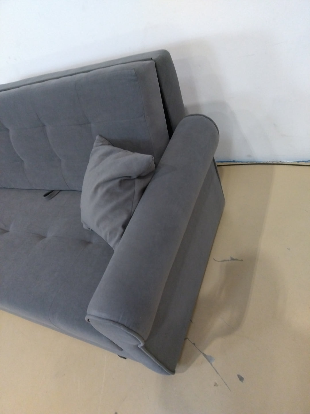 Canapé convertible en tissu gris MOBILIER 1 Columbus 129 (Mono 246)