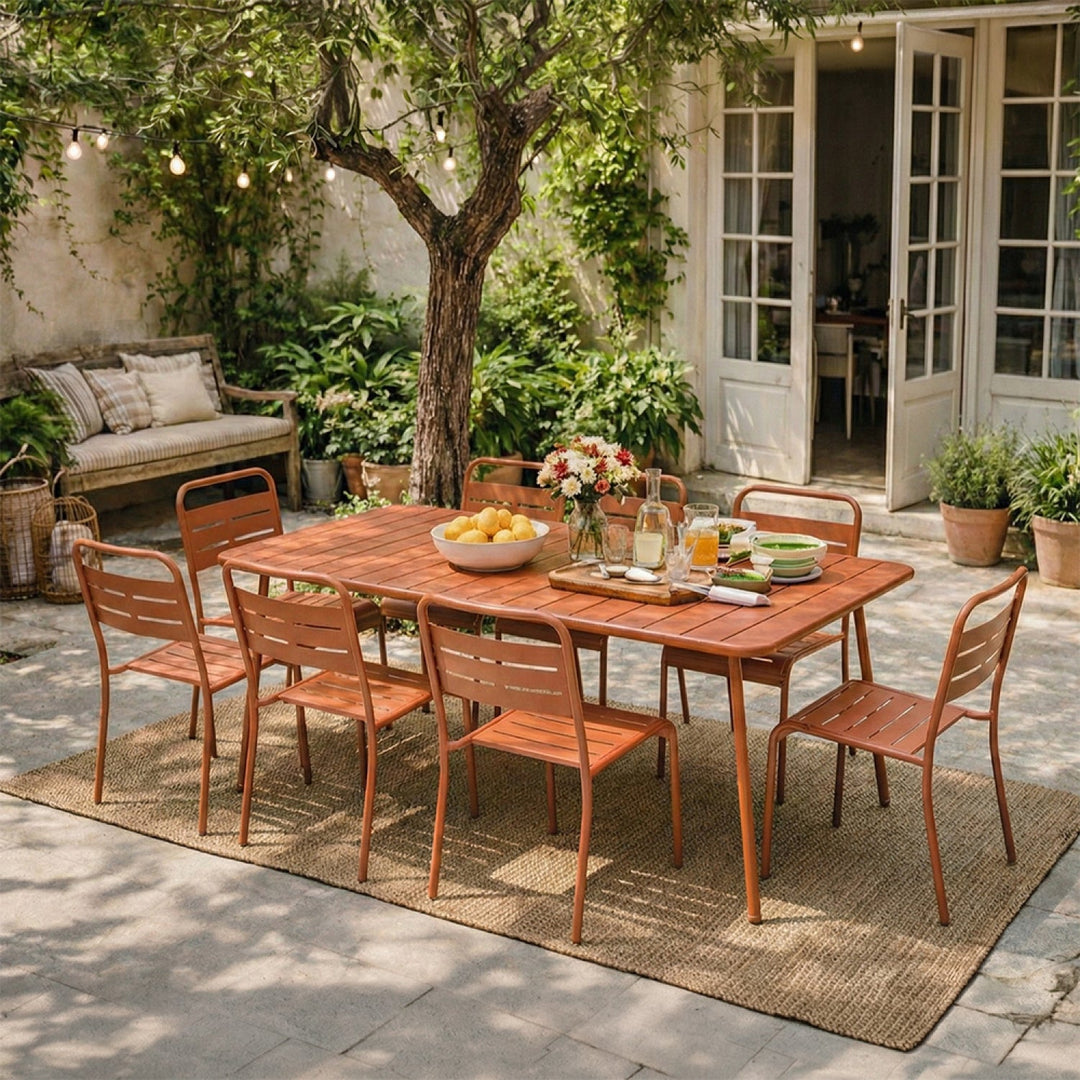 table-acier-terracotta-6-8-places-exterieur-bergame-ambiance-5-concept-usine
