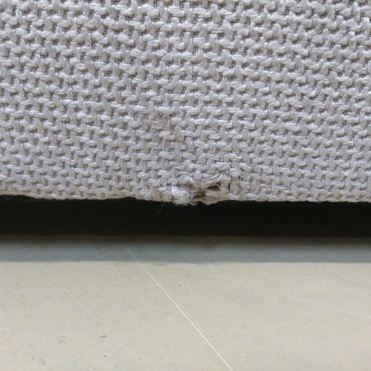 Méridienne MICADONI Ruby en tissu beige
