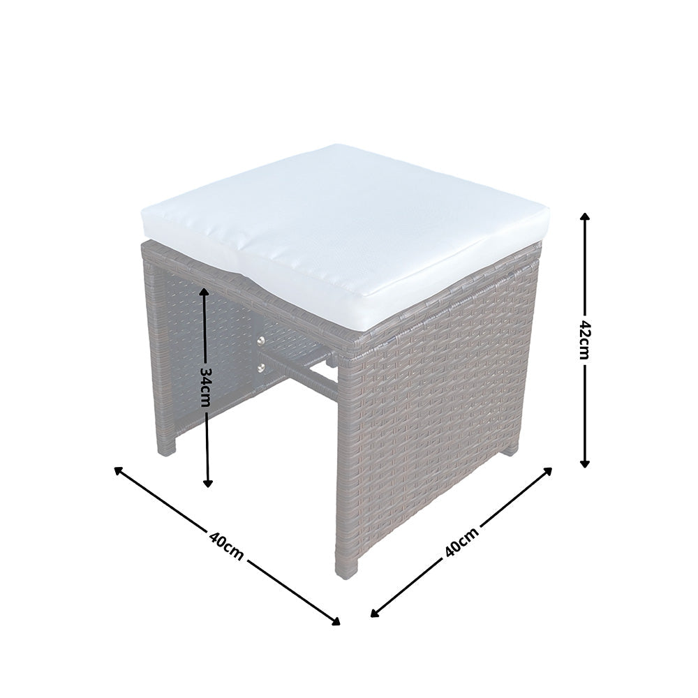 salon-jardin-encastrable-8-places-resine-tressee-marron et beige-toledo-pouf-dimensions--concept-usine