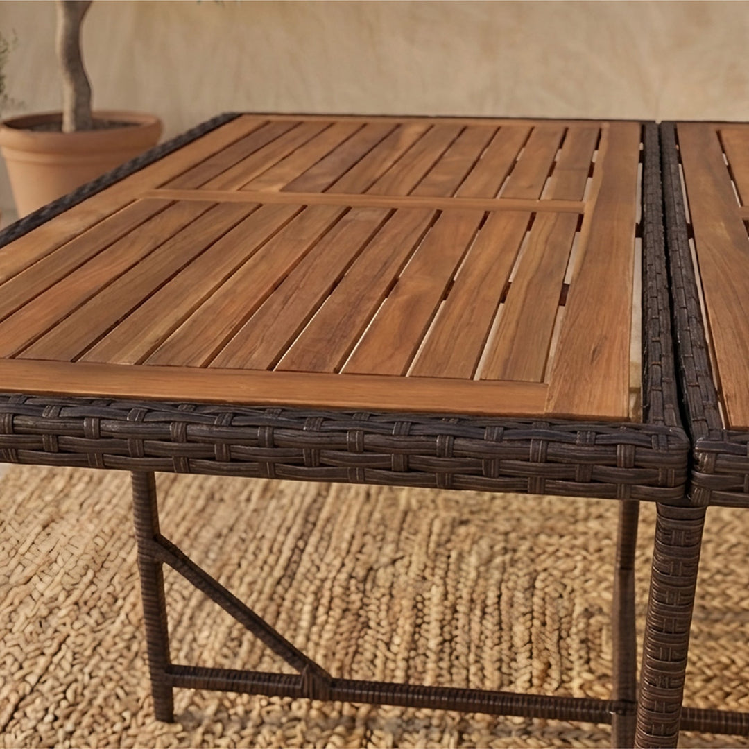 salon-jardin-encastrable-10-places-resine-tressee-marron et beige-toledo-details-3-concept-usine
