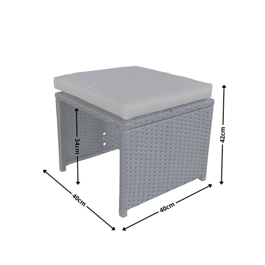 salon-jardin-encastrable-10-places-resine-tressee-noir et gris-toledo-pouf dimensions-concept-usine