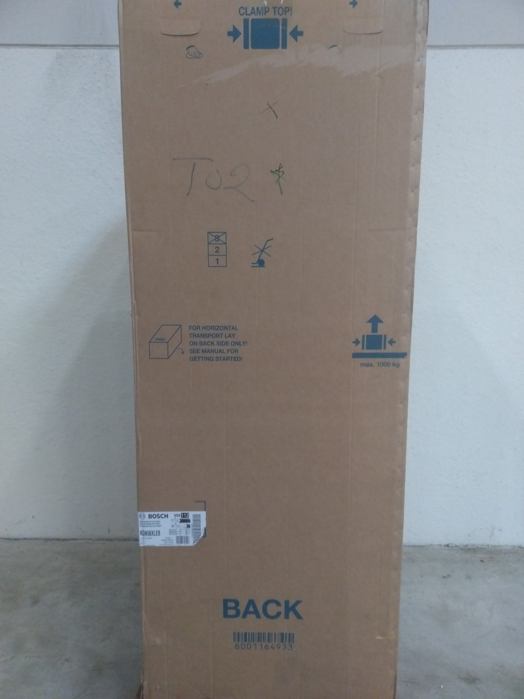 Réfrigérateur combiné BOSCH NoFrost inox KGN56XLEB