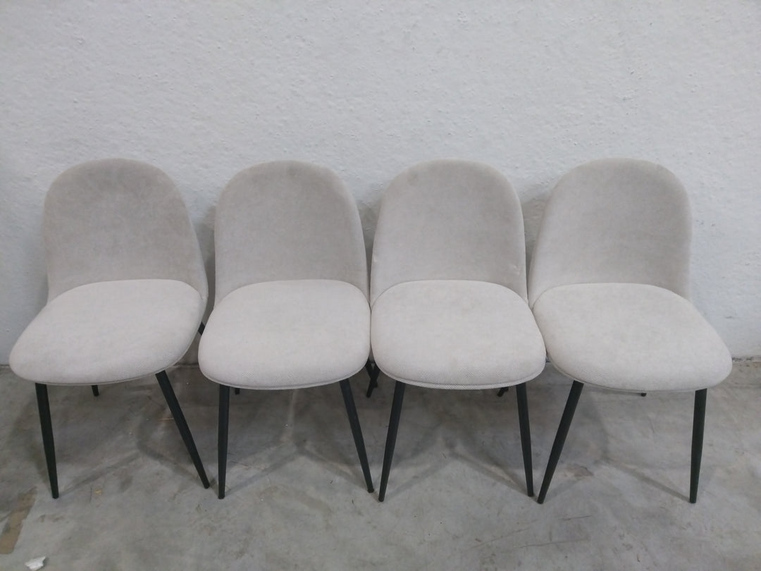 Lot de 4 chaises CASANOVA Livo beige