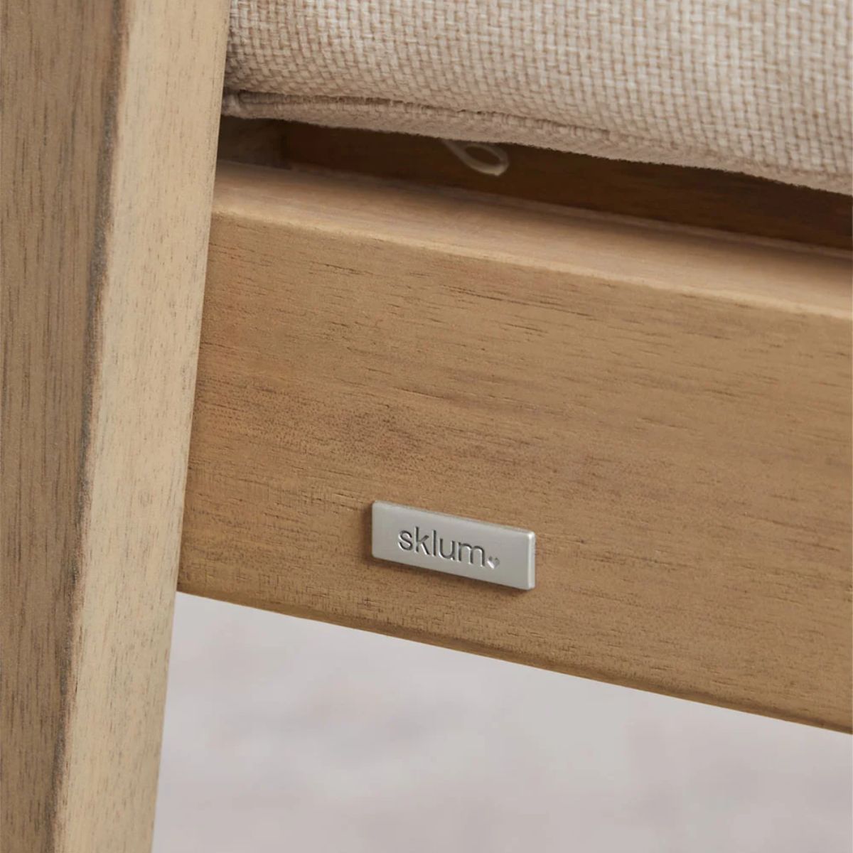 Lot de 2 chaises de jardin SKLUM ULENO en bois d'Acacia