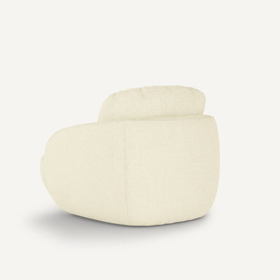 Fauteuil boule XL tissu bouclette, Alpine AM.PM