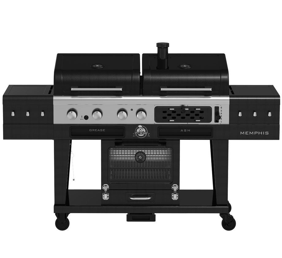 Barbecue Combo Pit Boss Memphis Ultimate 2.0 Gaz, Charbon & Fumoir Électrique
