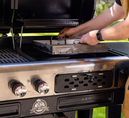 Barbecue Combo Pit Boss Memphis Ultimate 2.0 Gaz, Charbon & Fumoir Électrique