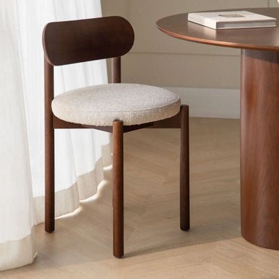 Lot de 2 chaises SKLUM de salle à manger rembourrées en chêne Bianca