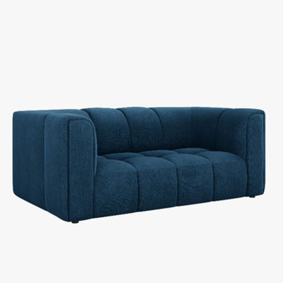 Canapé 2 places SERENA bleu roi- Micadoni