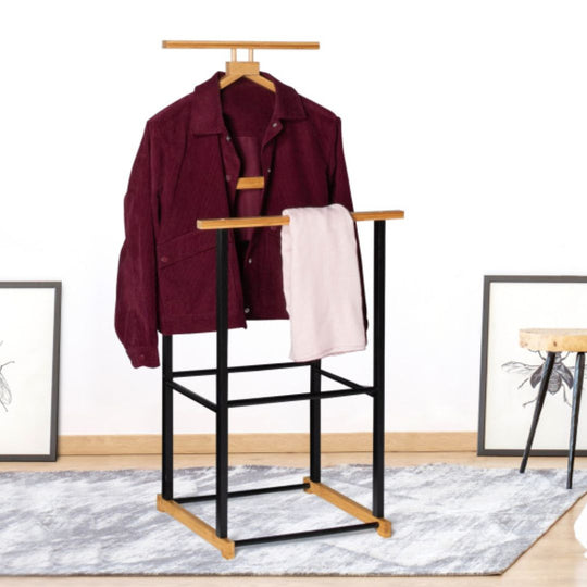 Valet de chambre bois et noir