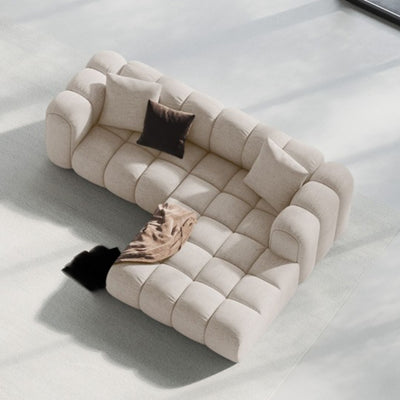 Canapé CHRISTIAN LACROIX d'angle droit 4 places Clotilde Beige