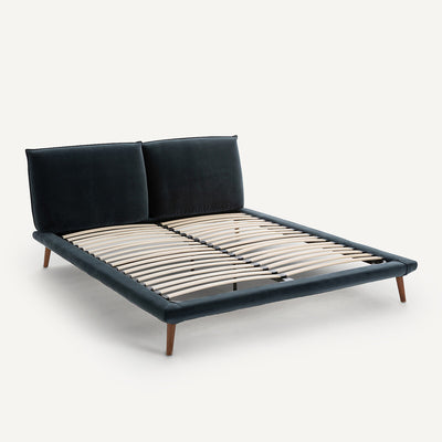 Lit velours avec sommier 180x200cm, Aurore design E. Gallina AM.PM