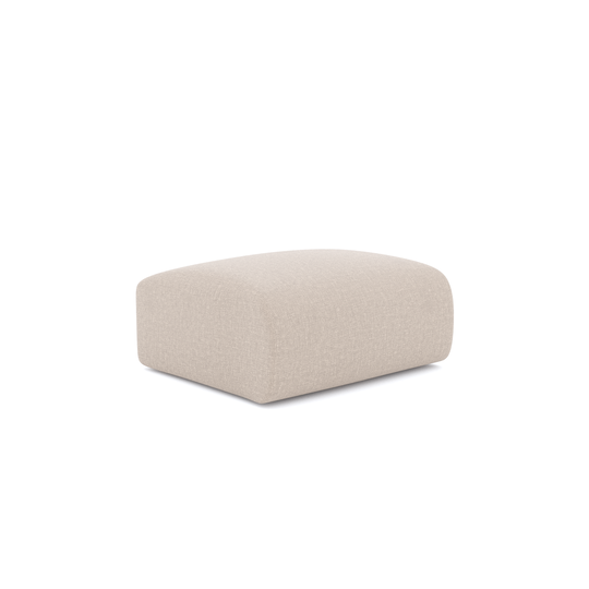 Pouf SIA Myra Mistral 2 tissu crème — photo produit