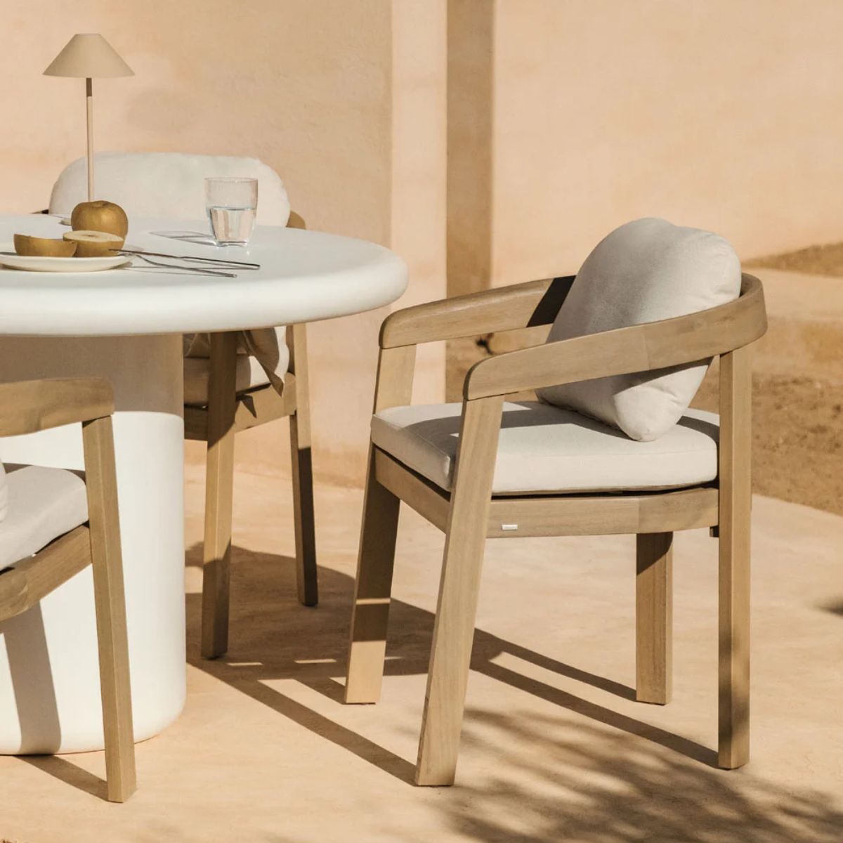 Lot de 2 chaises de jardin SKLUM ULENO en bois d'Acacia