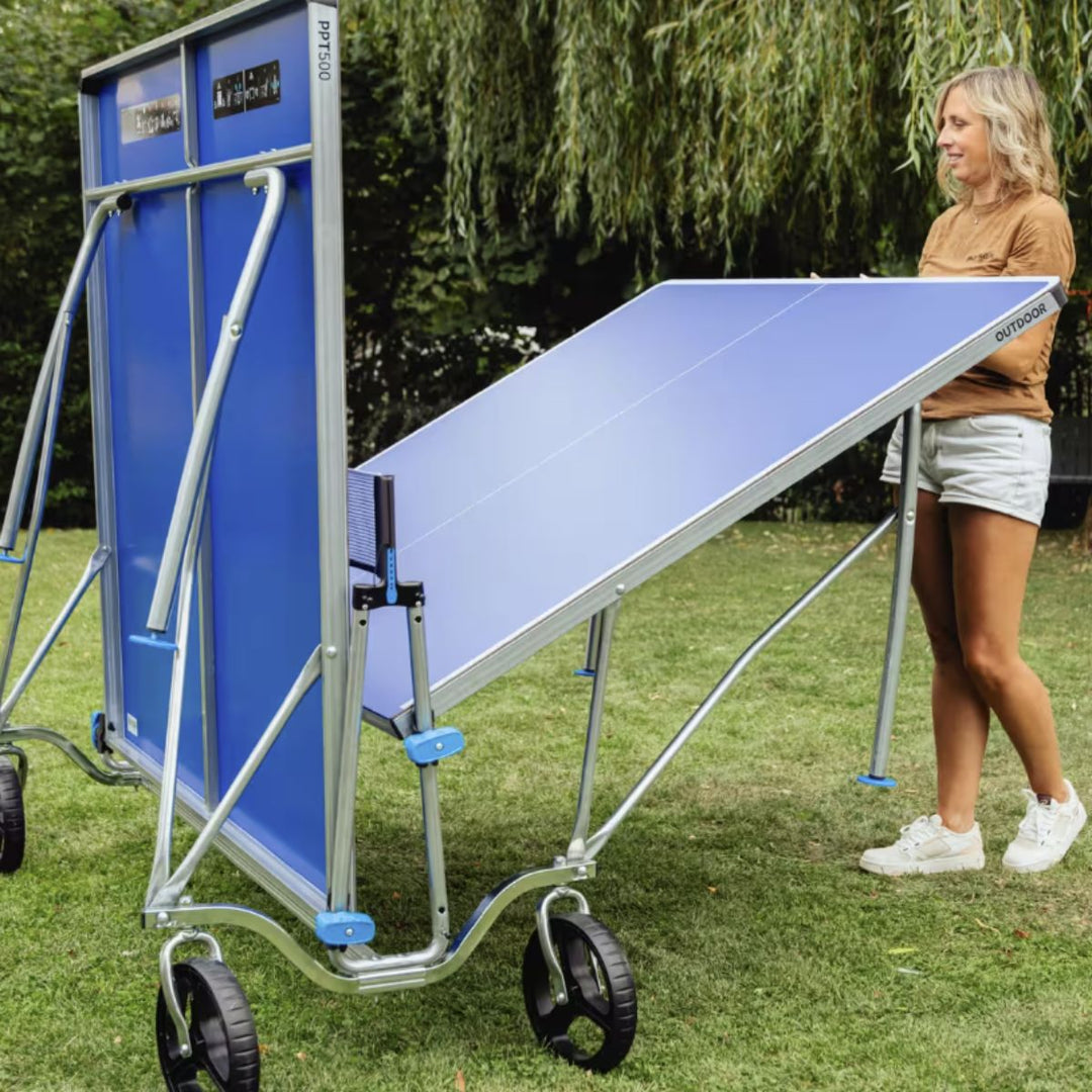 Table de ping-pong extérieure PPT 500.2 Bleue Pongori