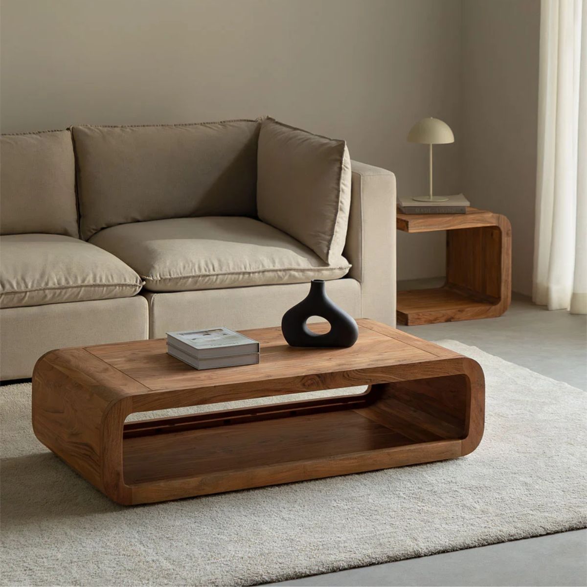 Table Basse en Bois d'Acacia SKLUM - VACRY